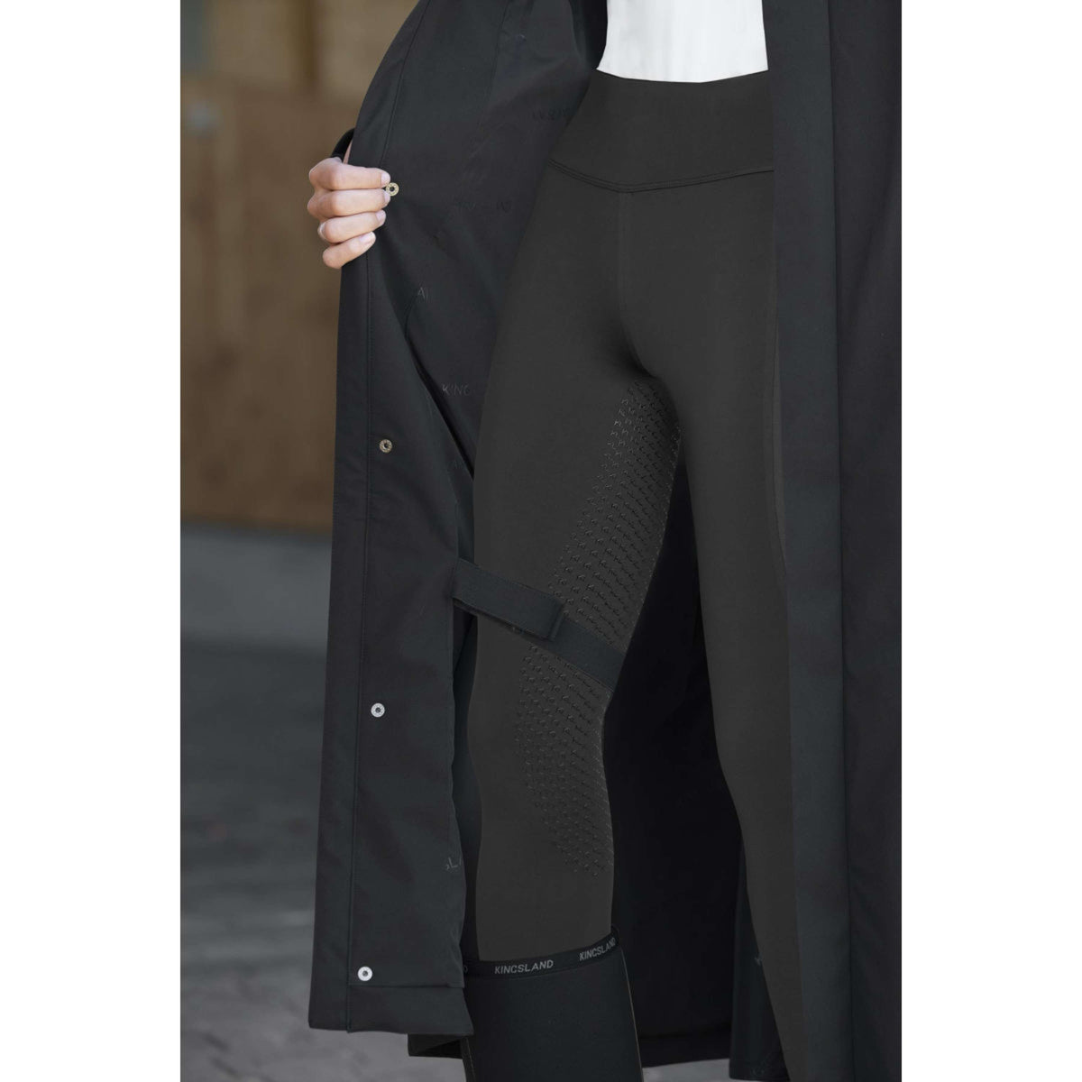 Kingsland Long Coat KLLucia Waterproof Black