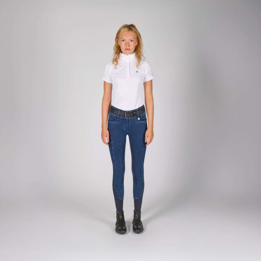 Kingsland Breeches KLKayce Denim Full Grip Navy