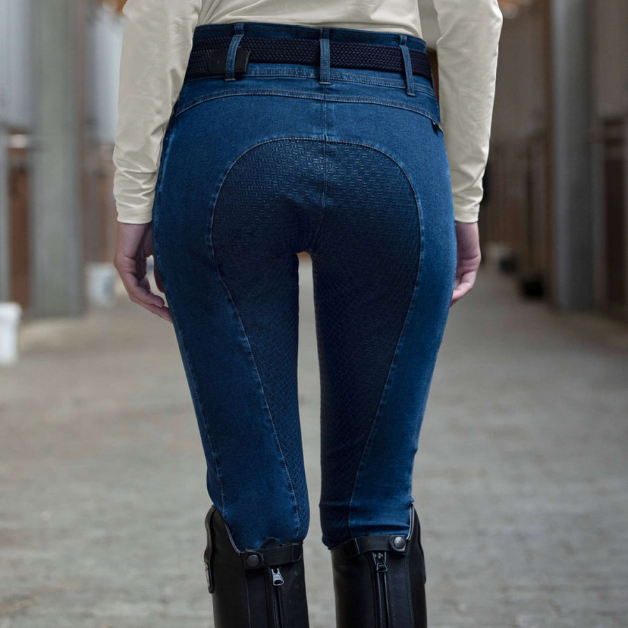 Kingsland Breeches KLKayce Denim Full Grip Navy