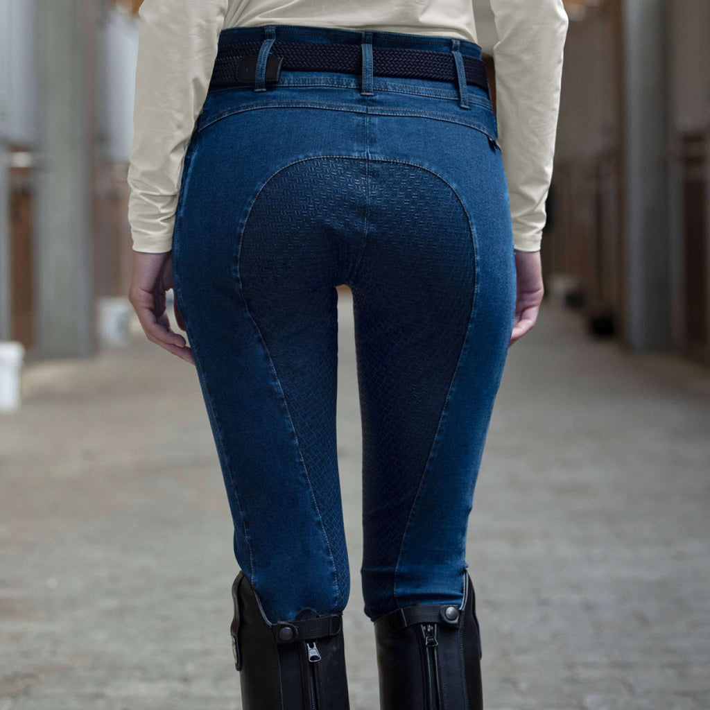 Kingsland Breeches KLKayce Denim Full Grip Navy