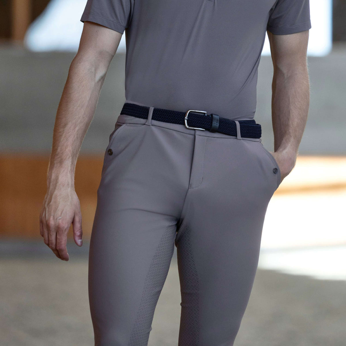 Kingsland Breeches KLKoa Seamless Full Grip Brown Iron