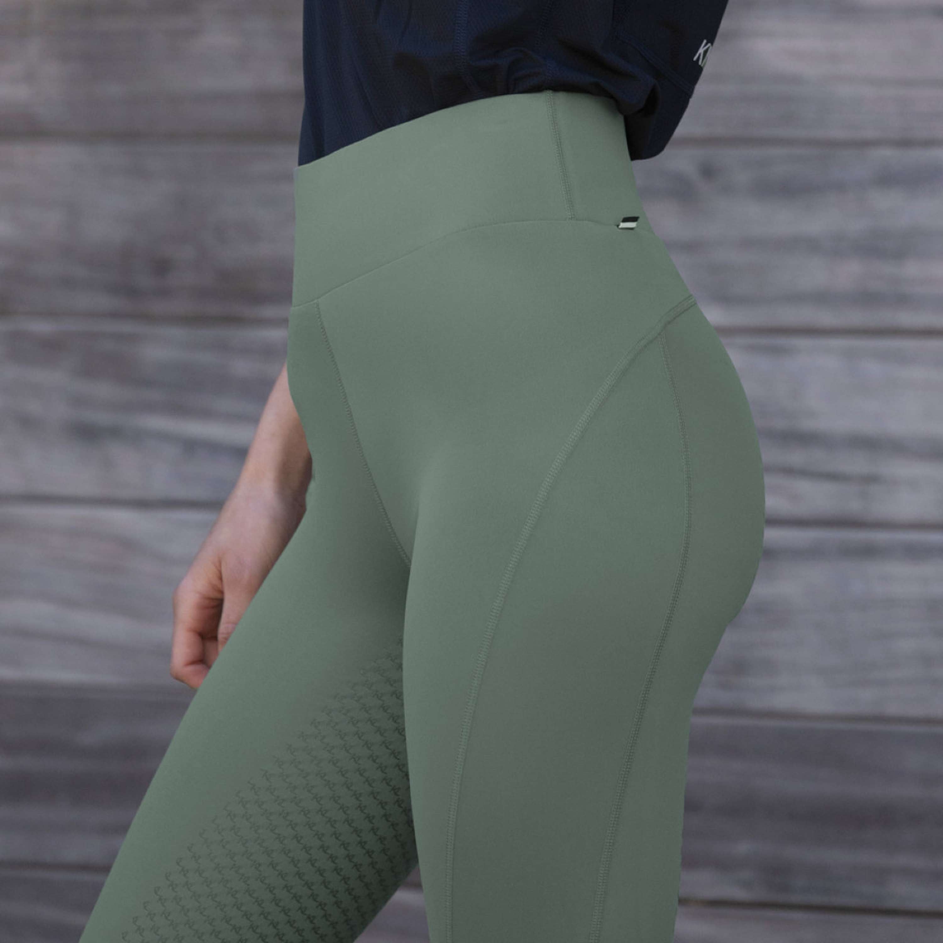 Kingsland Riding Legging KLLindsey F-Tec Full Grip Green Agave