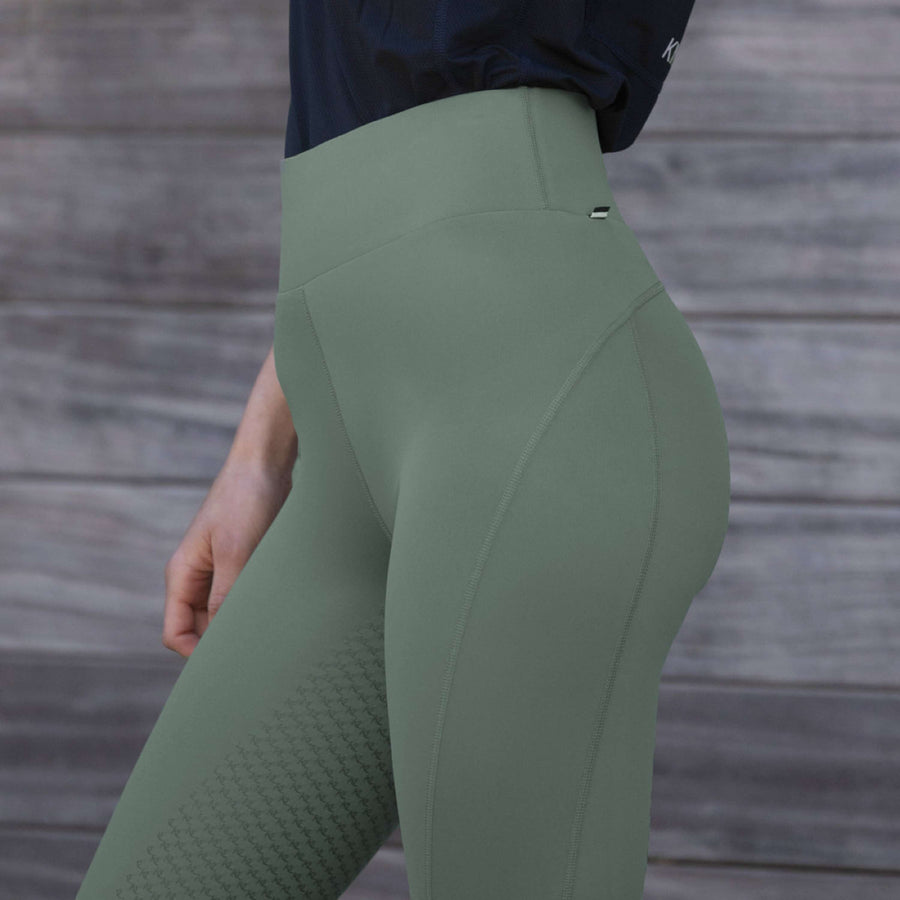 Kingsland Riding Legging KLLindsey F-Tec Full Grip Green Agave