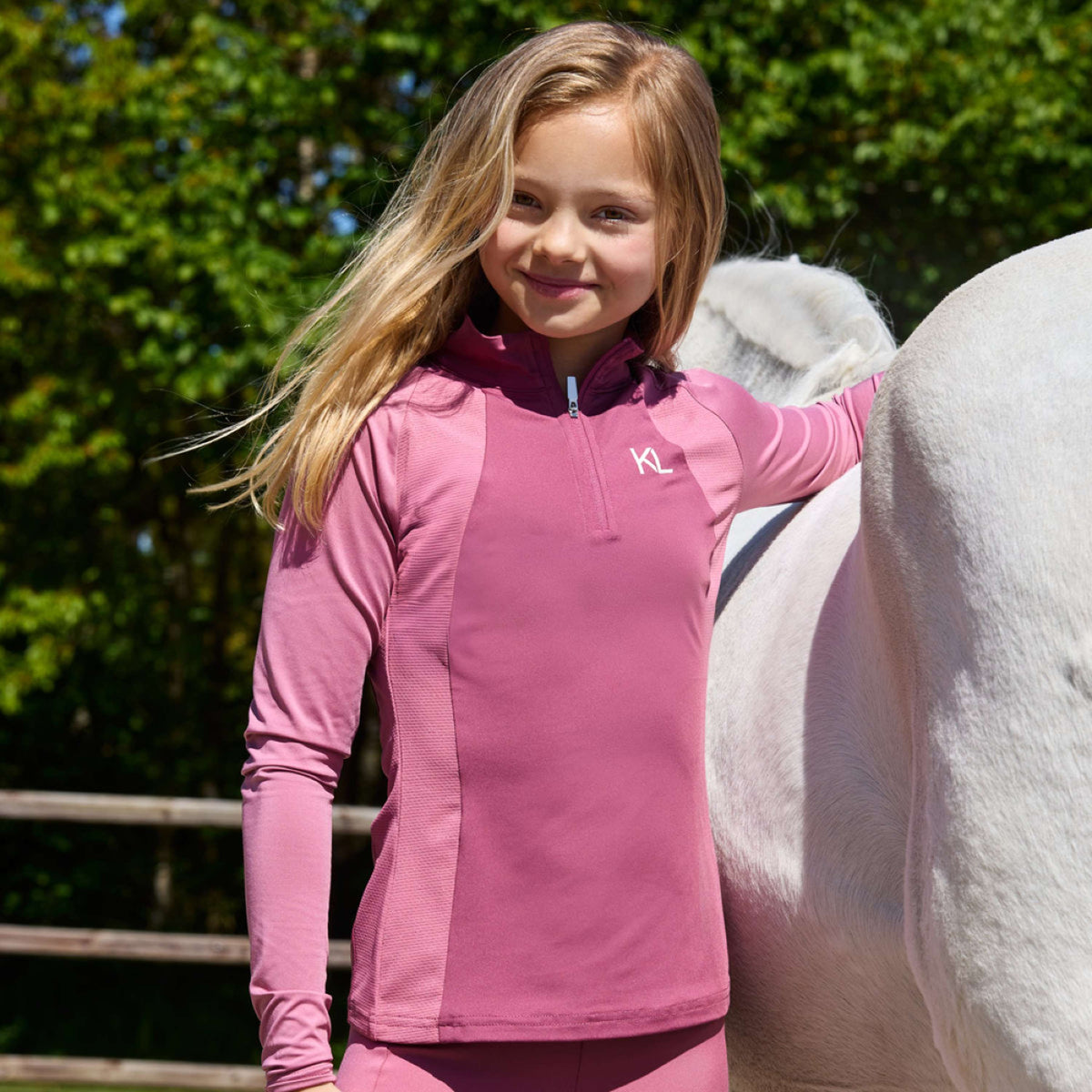 Kingsland Workout Shirt KLLinda Junior Heather Rose