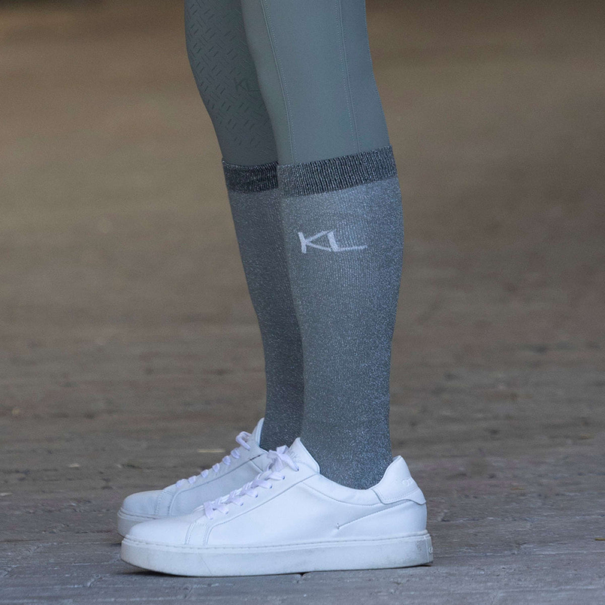 Kingsland Riding Socks KLLorella Coolmax Green Agave