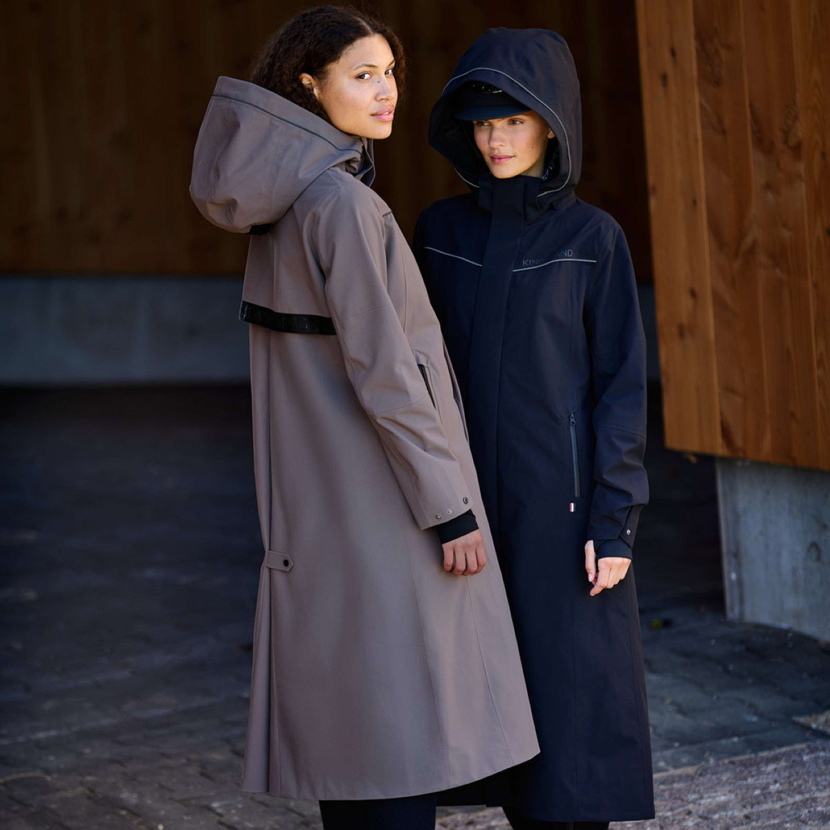 Kingsland Long Coat KLLucia Waterproof Black