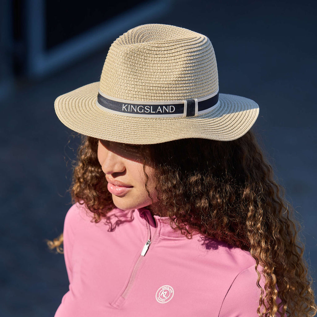 Kingsland Straw Hat KLLori Beige Warm Sand