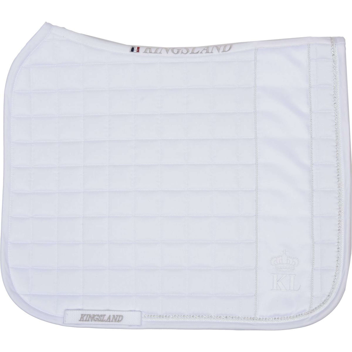 Kingsland Saddlepad Classic Diamond Dressage White