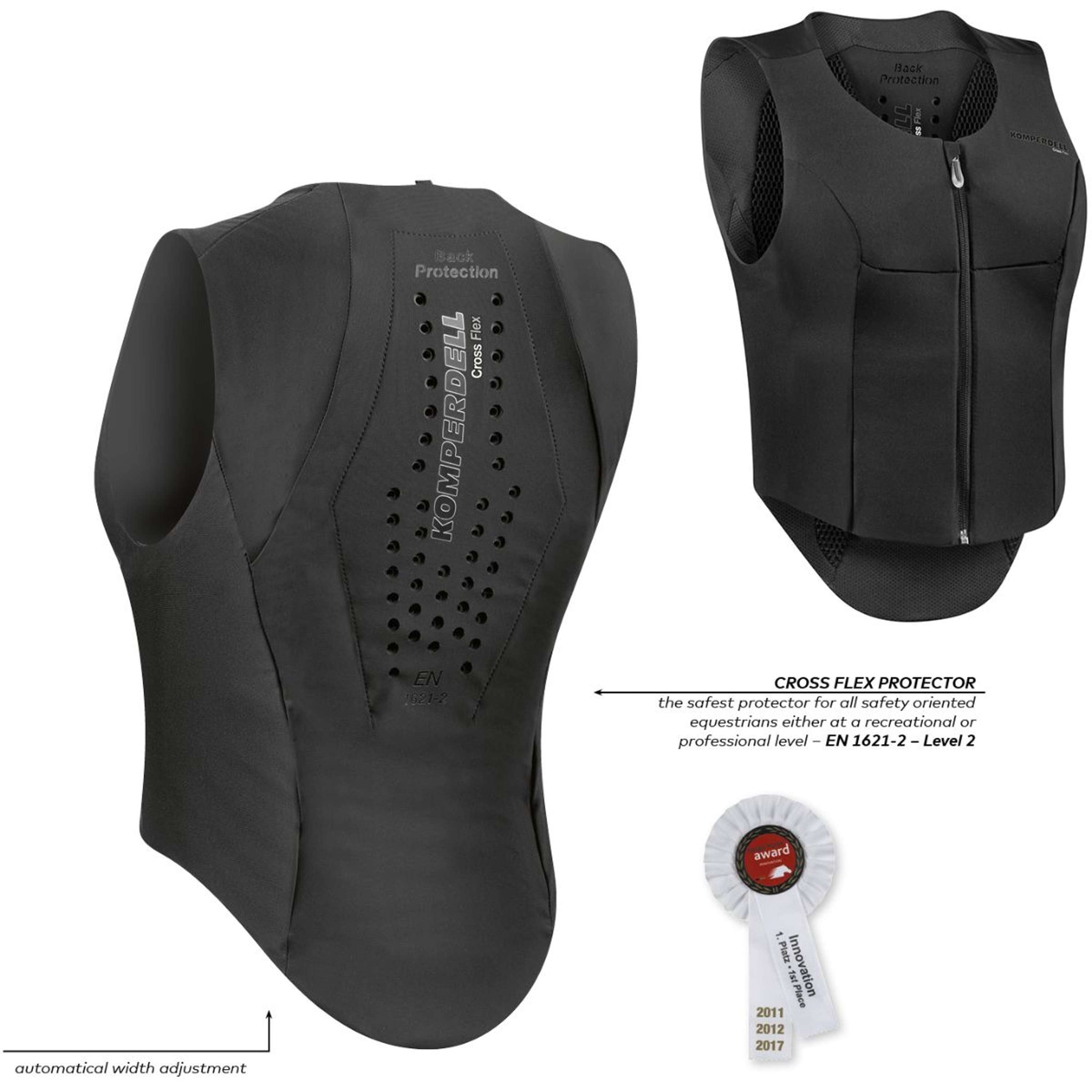 Komperdell Back Protector Flexfit Slim Black/Grey