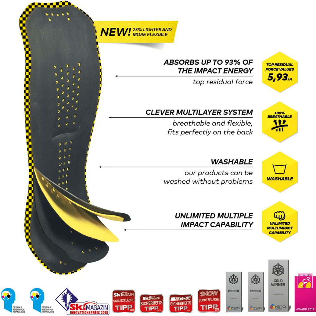 Komperdell Back Protector FlexFit Pro Junior Black/Pink