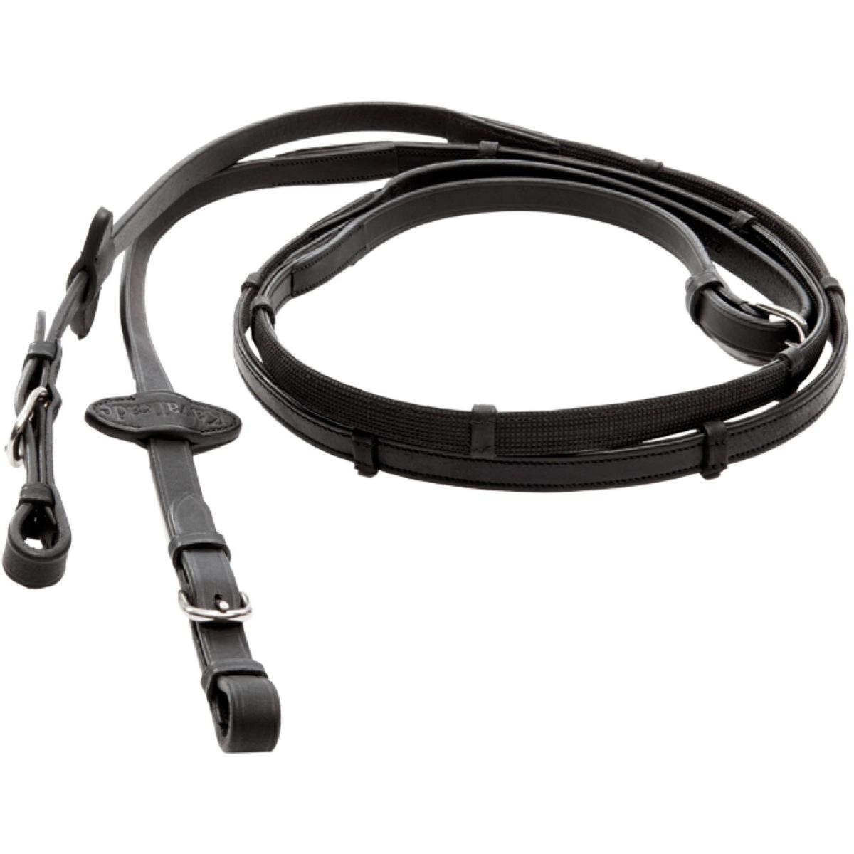 Kavalkade Reins Soft Grip Black Pony Black