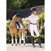 LeMieux Competition Shirt Young Rider Eva Short Sleeves White