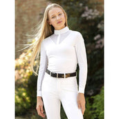 LeMieux Competition Shirt Young Rider Eva Long Sleeves White