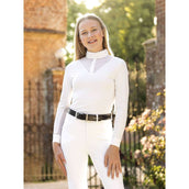 LeMieux Competition Shirt Young Rider Eva Long Sleeves White