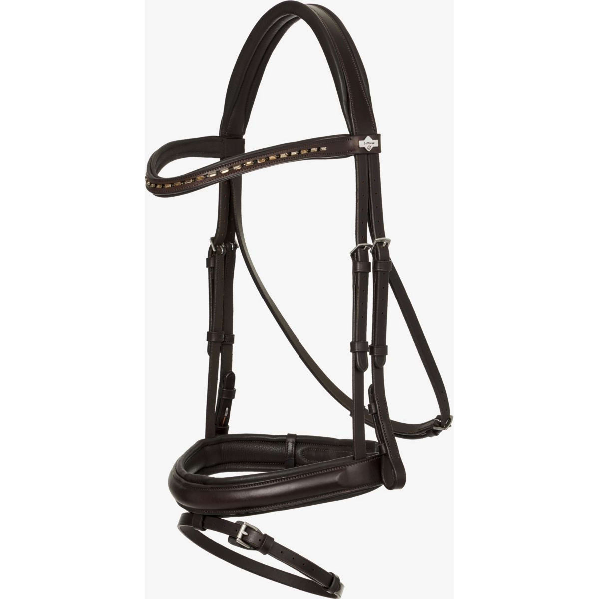 LeMieux Bridle Arika Dressage Brown/Silver