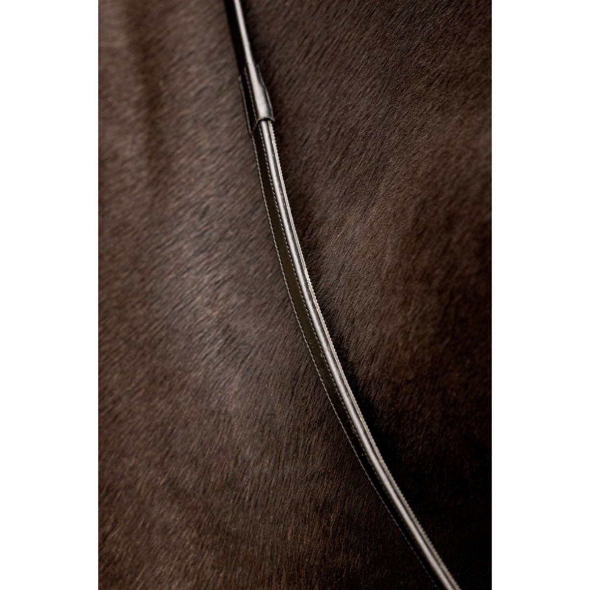 LeMieux Reins Arika Rubber Half lined Black/Silver