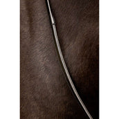 LeMieux Reins Arika Rubber Half lined Black/Silver