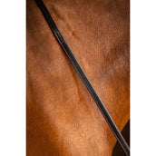 LeMieux Reins Arika Rubber Half lined Brown/Silver