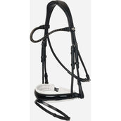 LeMieux Bridle Kudos Patent Dressage Black/Silver