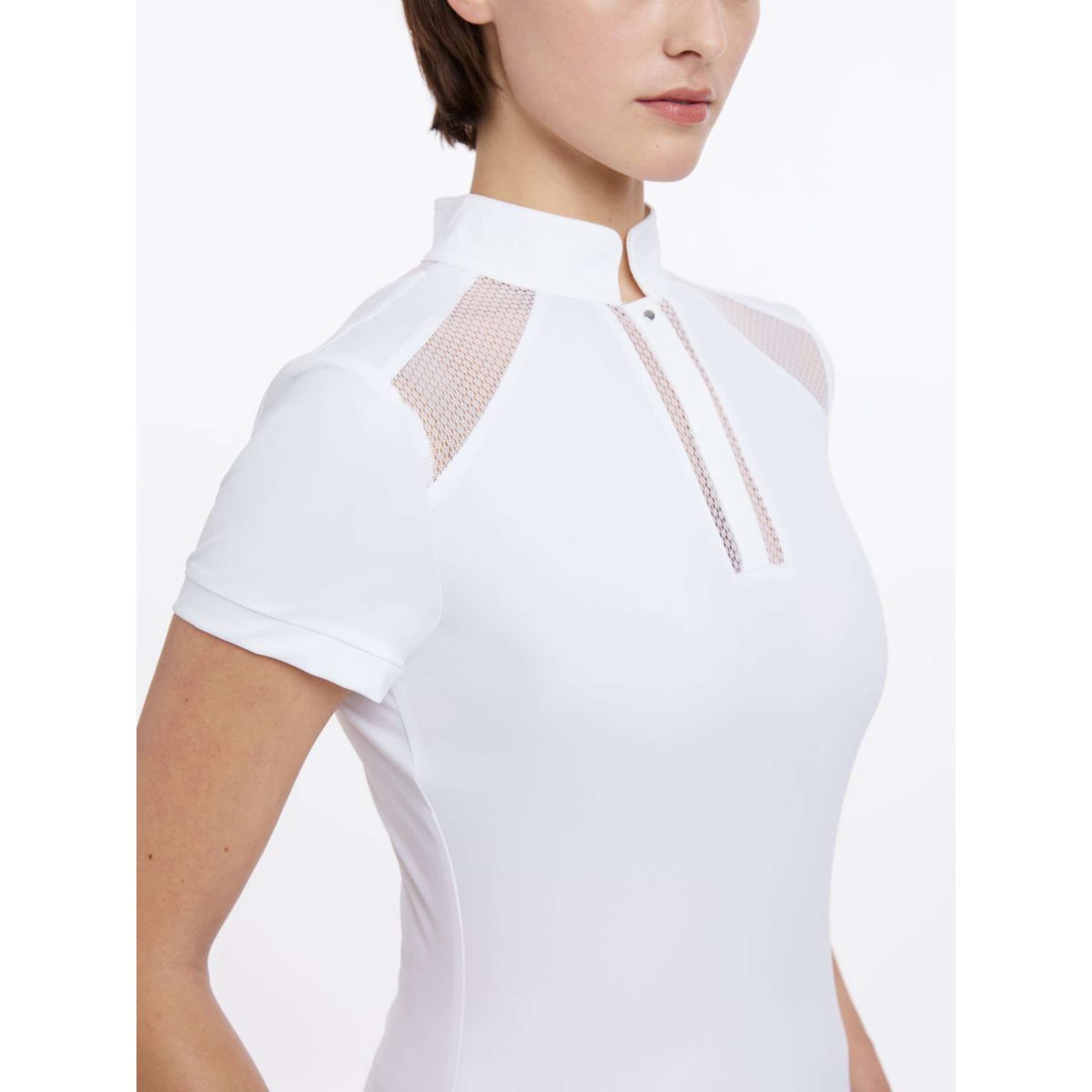 LeMieux Competition Shirt Camille White LeMieux Competition Shirt Camille White