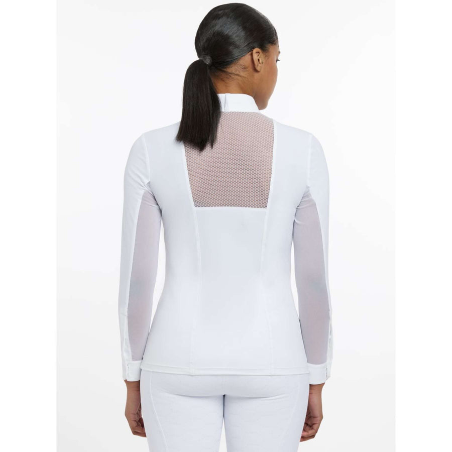 LeMieux Competition Shirt Camille Long Sleeves White