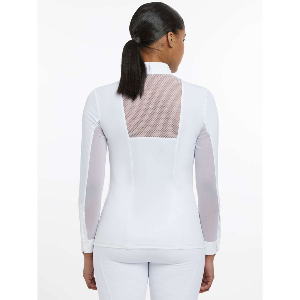 LeMieux Competition Shirt Camille Long Sleeves White
