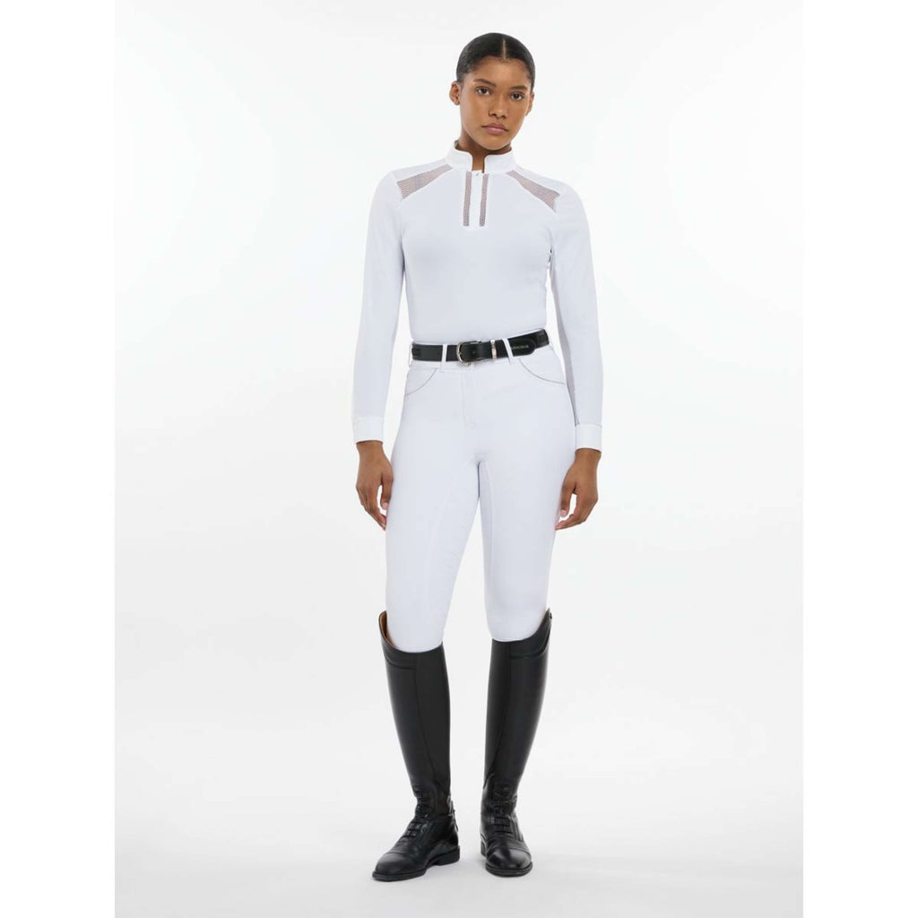 LeMieux Competition Shirt Camille Long Sleeves White