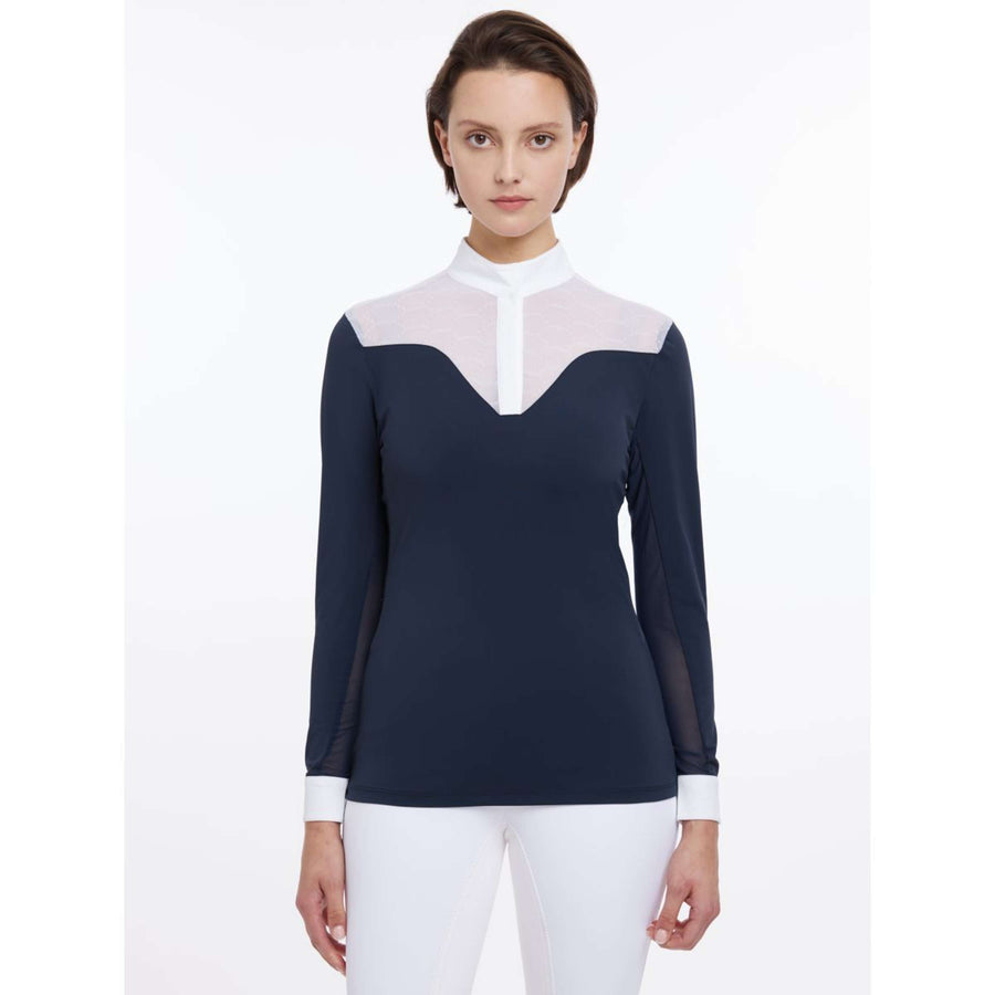 LeMieux Competition Shirt Emily Long Sleeves SS25 Navy