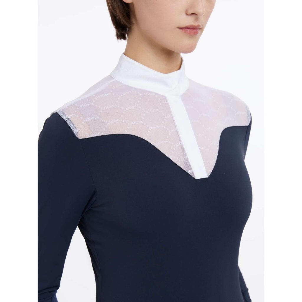 LeMieux Competition Shirt Emily Long Sleeves SS25 Navy