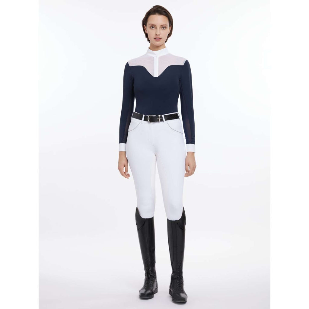 LeMieux Competition Shirt Emily Long Sleeves SS25 Navy
