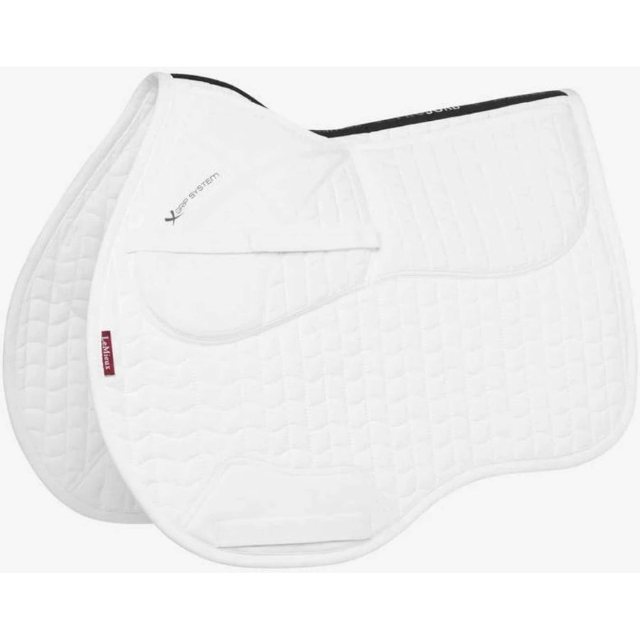 LeMieux Saddlepad Prosorb Plain 2 Pocket General Purpose White