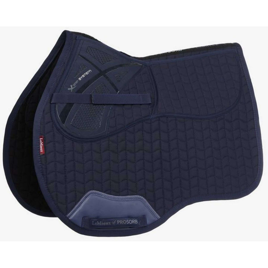 LeMieux Saddlepad Prosorb Plain 2 Pocket General Purpose Navy