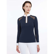 LeMieux Competition Shirt Camille Long Sleeves Navy