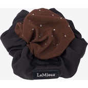 LeMieux Hair Net Scrunchie Black/Brown