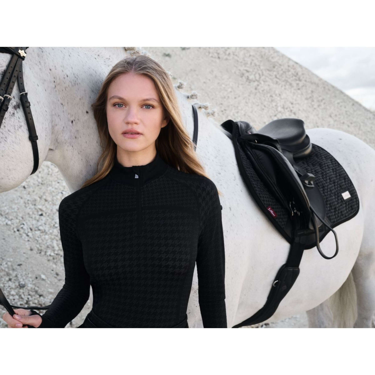 LeMieux Saddlepad Aspen Jumping Houndstooth