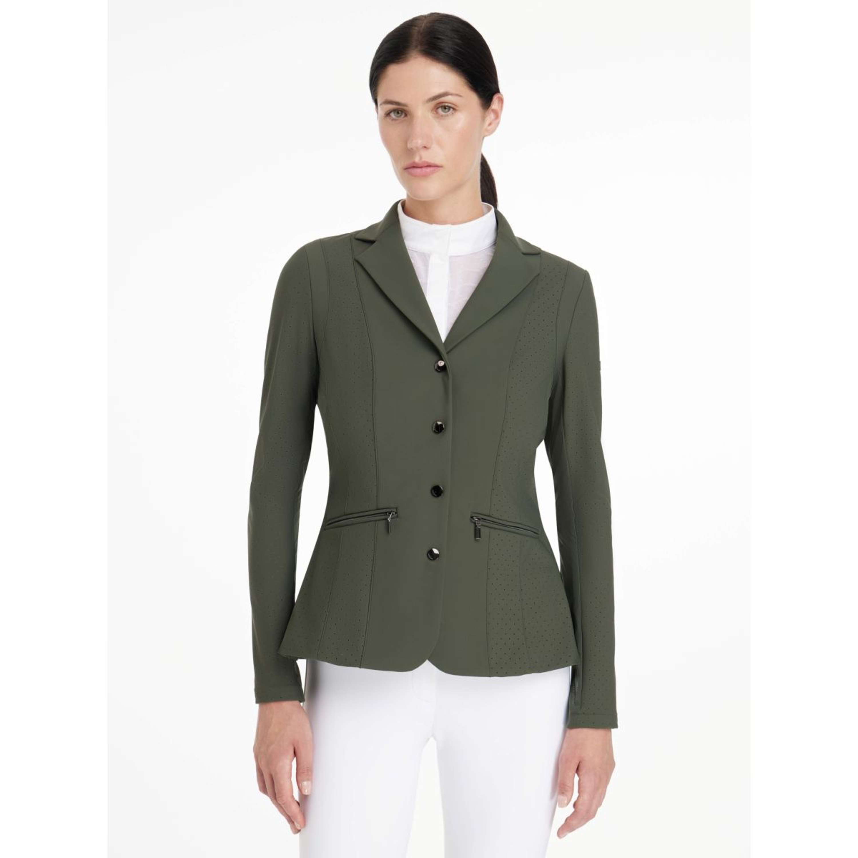 LeMieux Competition Jacket Jessica Mesh Pine Green