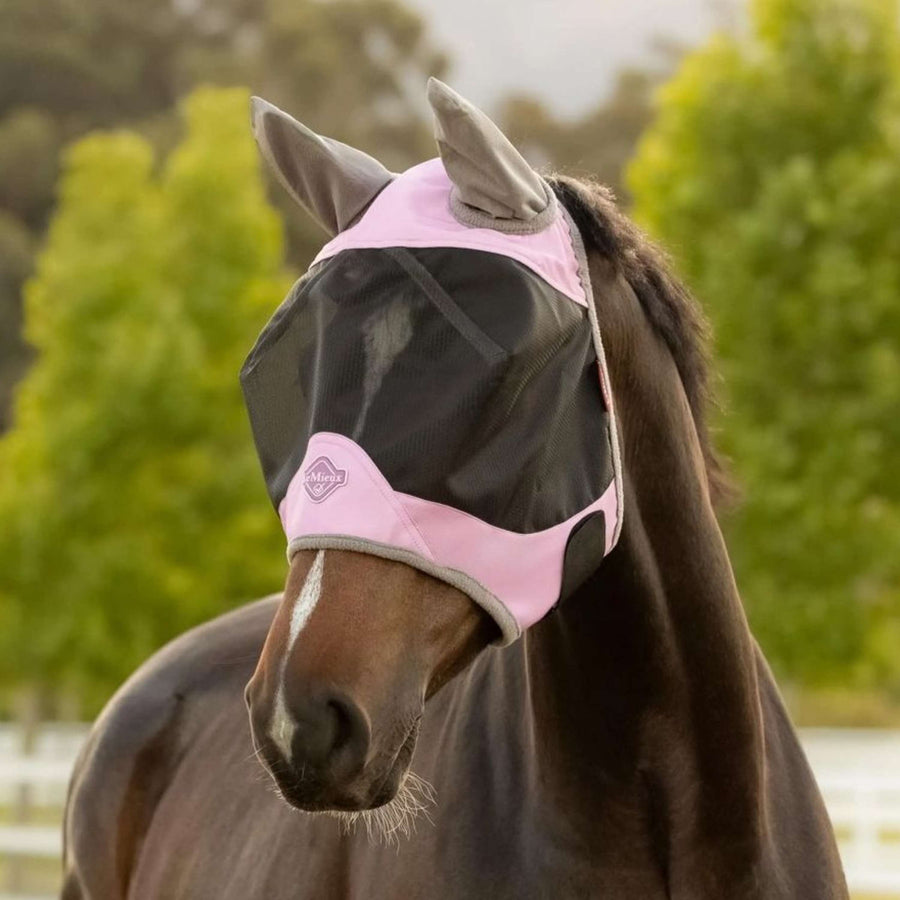 LeMieux Fly Mask Visor-Tek Fondant