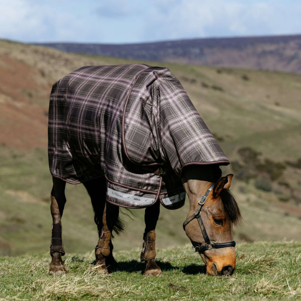 LeMieux Winter Rug Arika Heritage Check 100g Cocoa