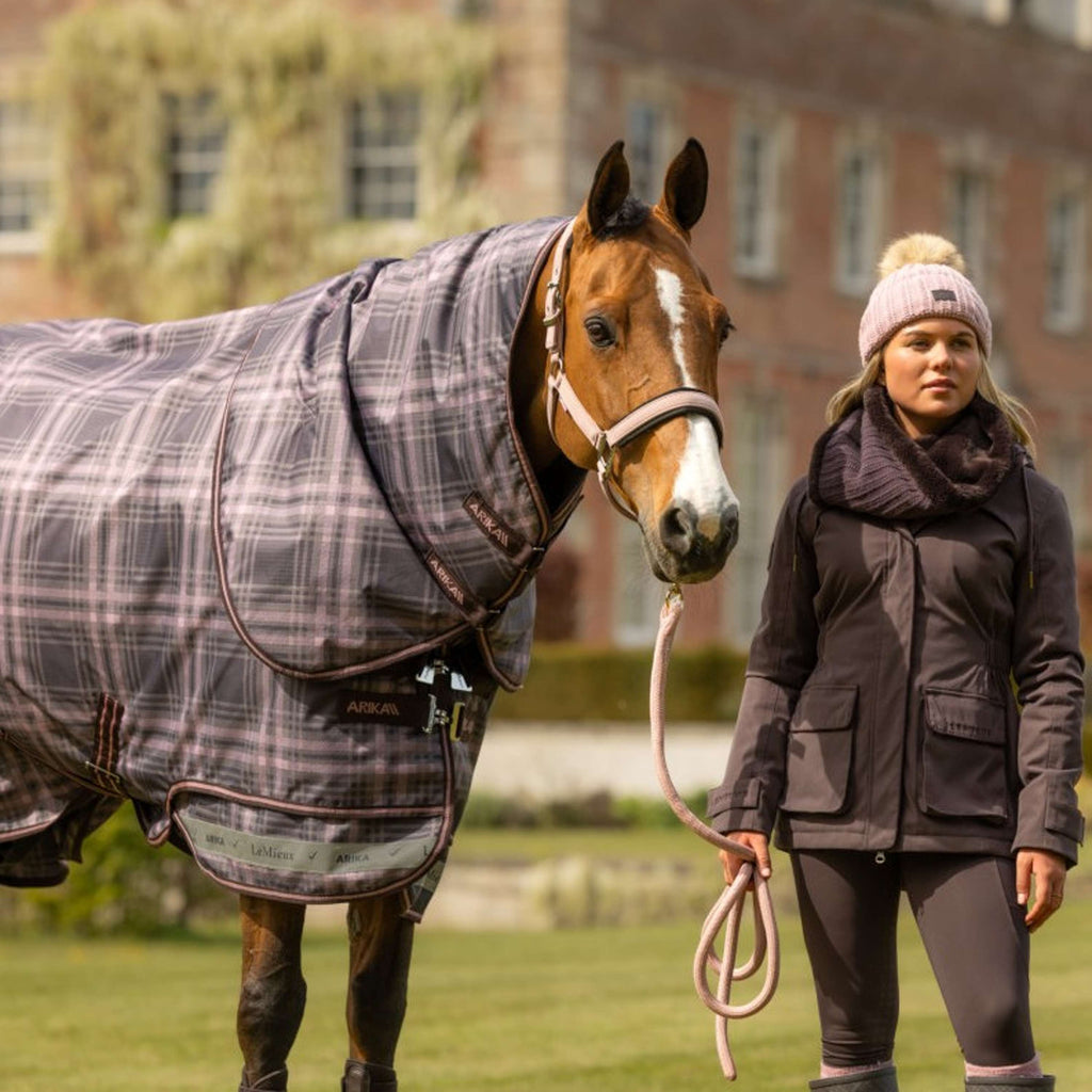 LeMieux Winter Rug Arika Heritage Check 100g Cocoa