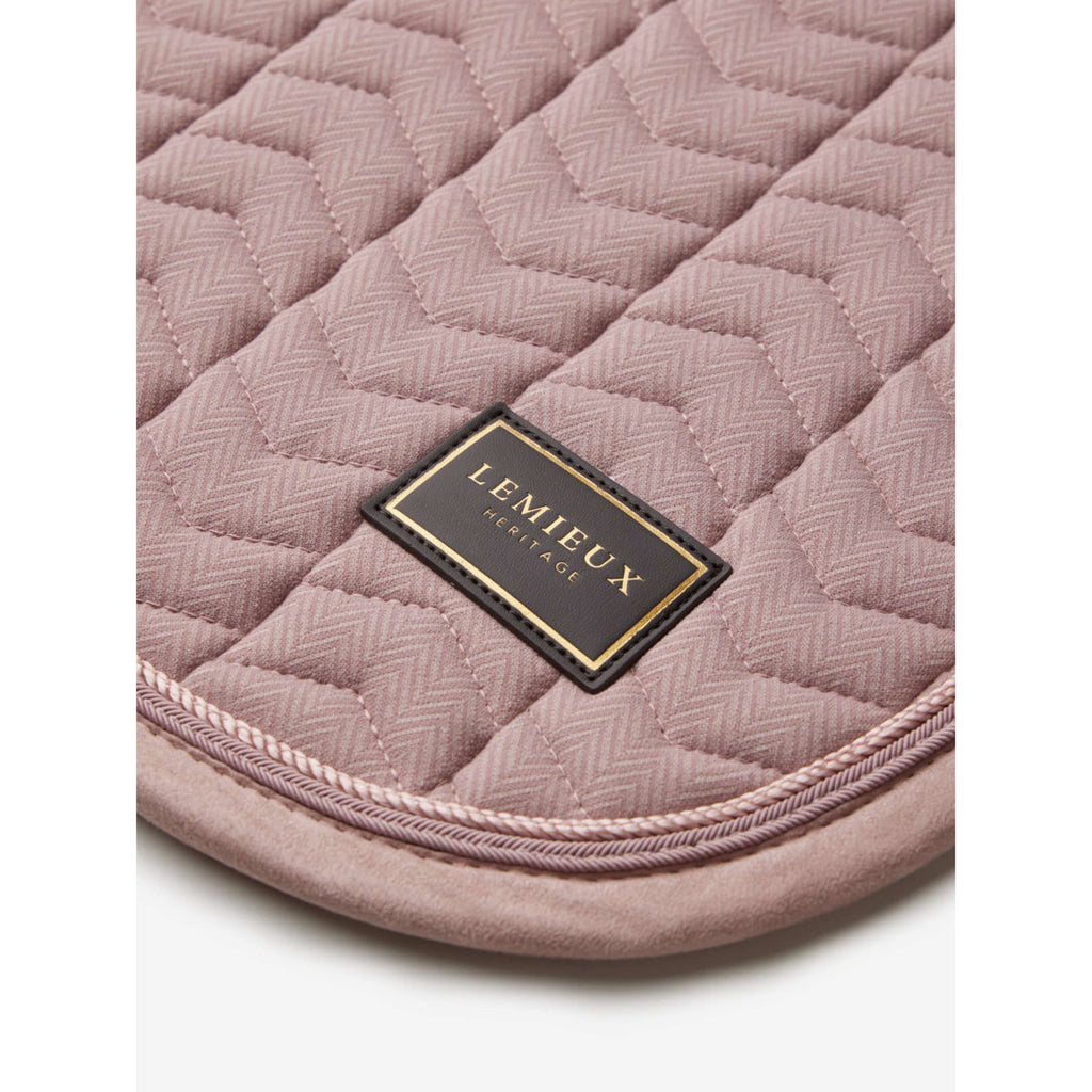 LeMieux Saddlepad Heritage Herringbone Square Dressage Wild Rose