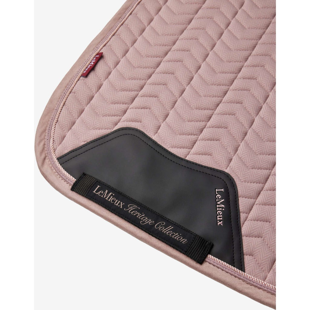 LeMieux Saddlepad Heritage Herringbone Square Dressage Wild Rose
