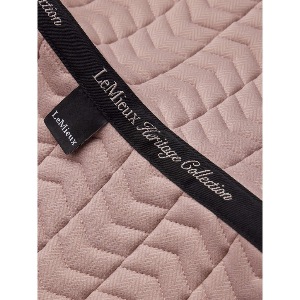 LeMieux Saddlepad Heritage Herringbone Square Dressage Wild Rose