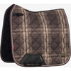 LeMieux Saddlepad Heritage Check Square Dressage Cocoa