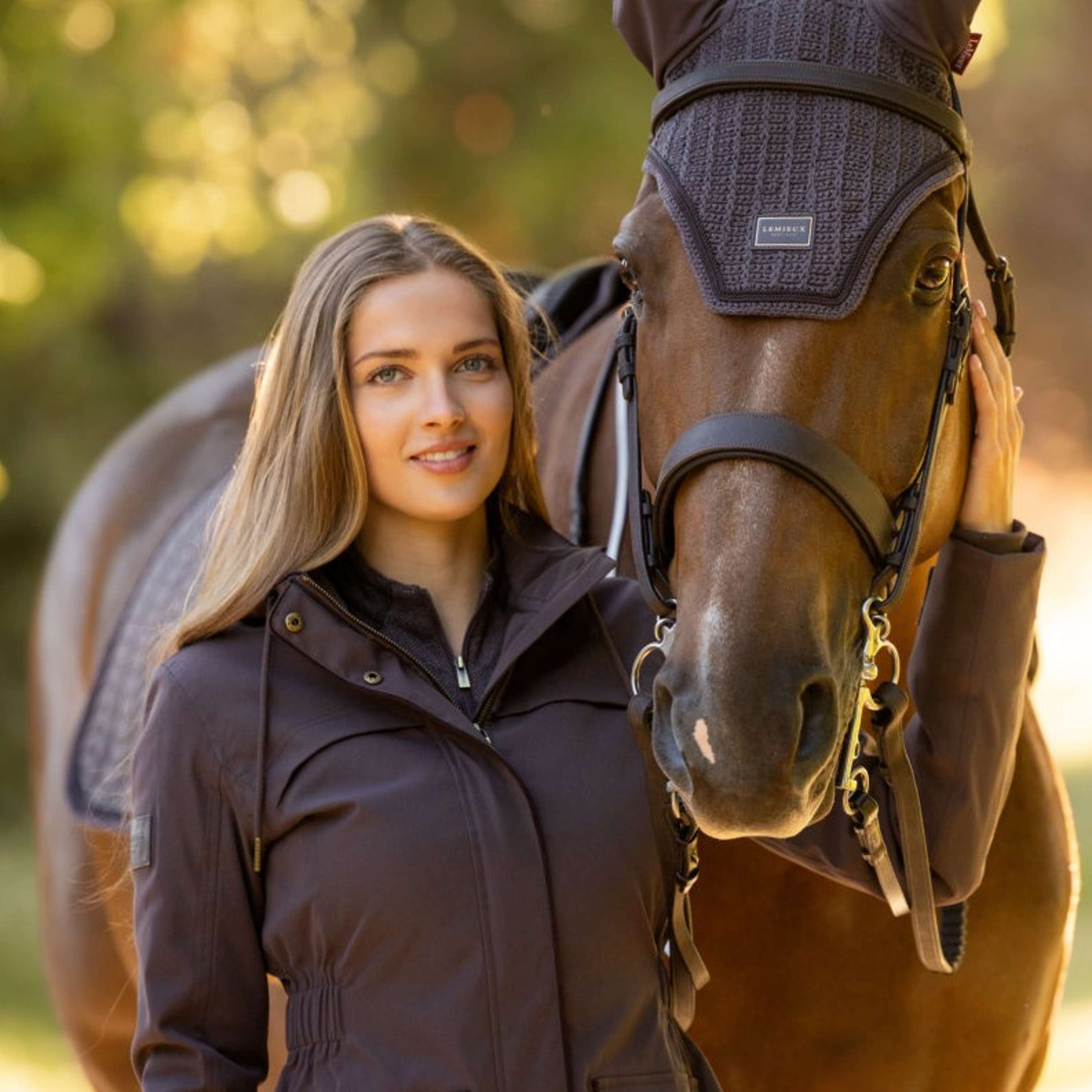 LeMieux Ear Bonnet Heritage Cocoa