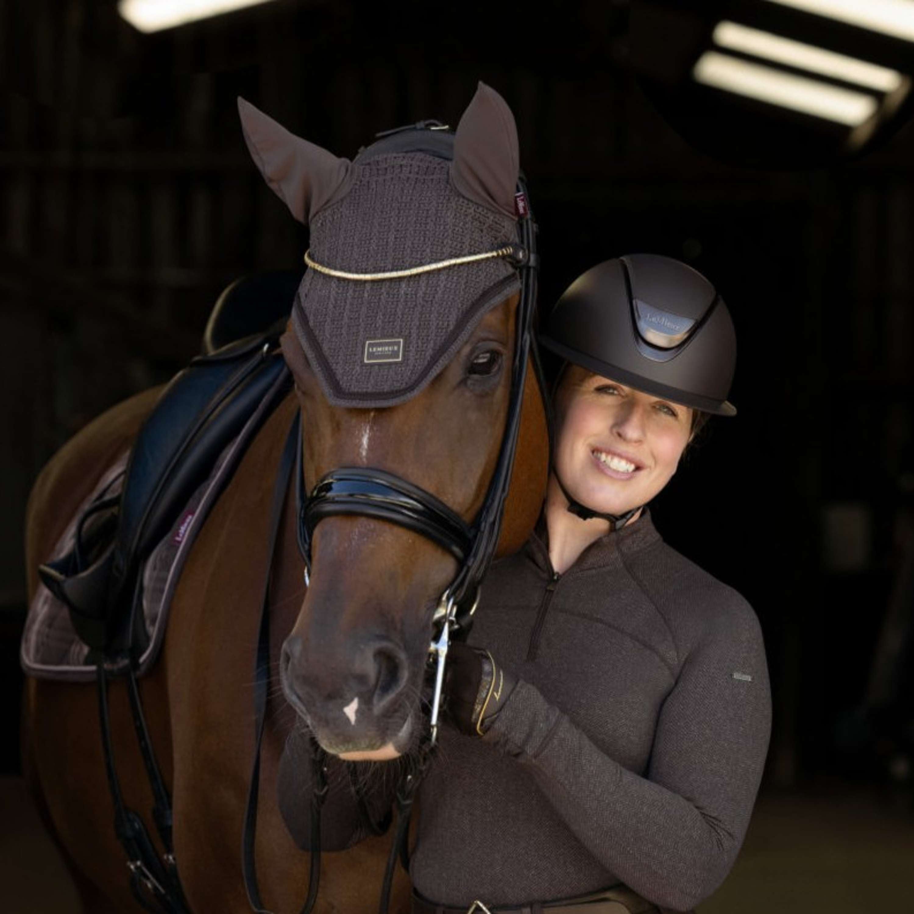 LeMieux Ear Bonnet Heritage Cocoa
