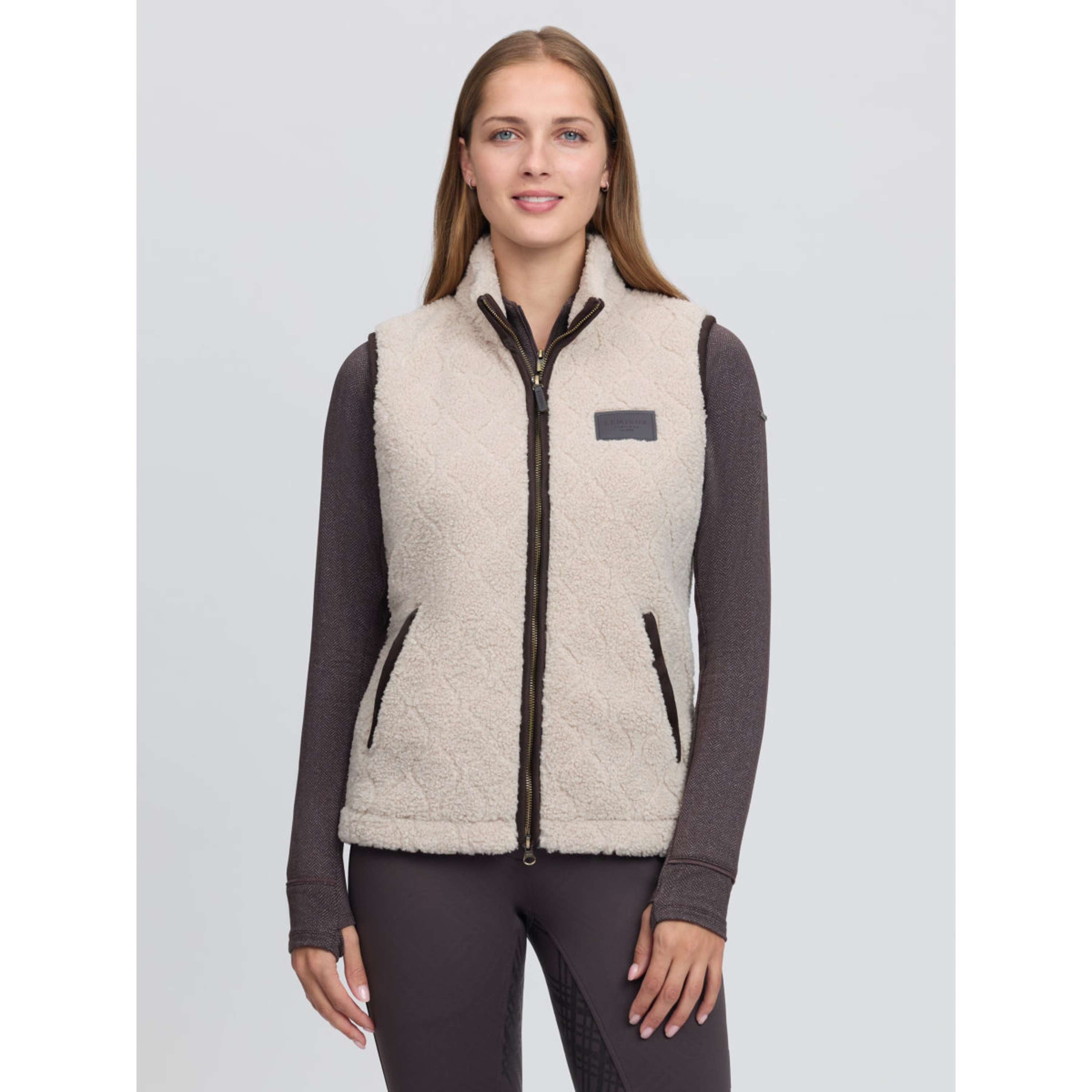 LeMieux Bodywarmer Heritage Borg Stone
