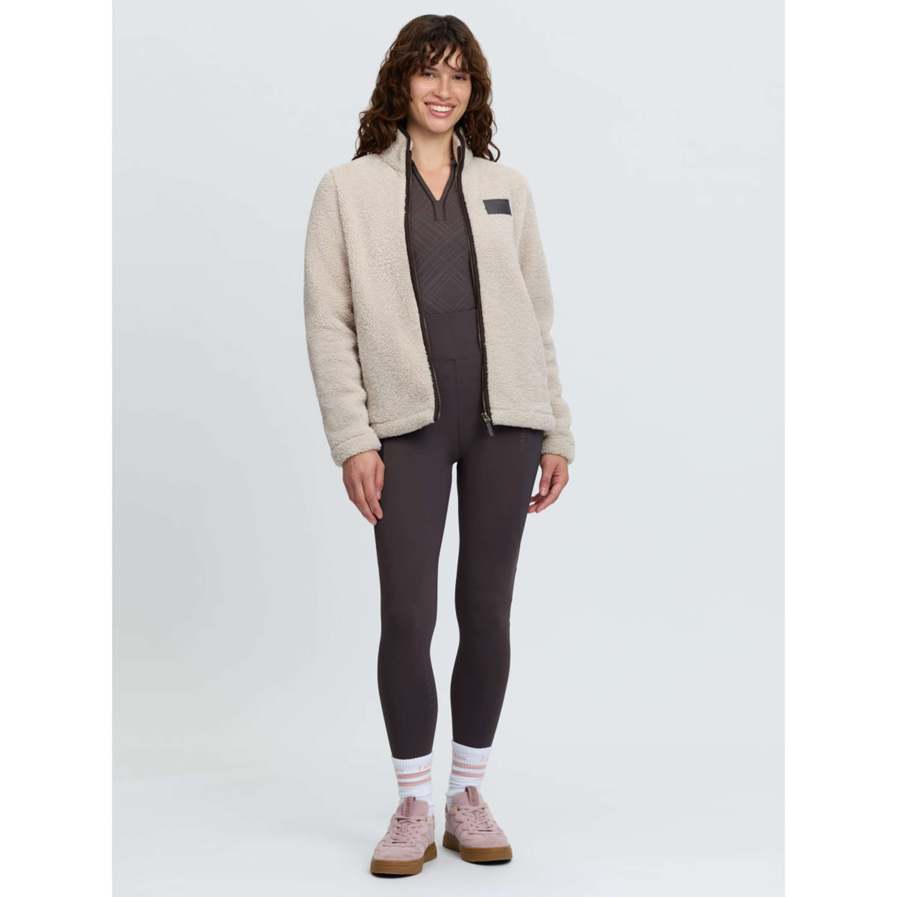 LeMieux Zip-Hoodie Heritage Borg Zip Through Stone