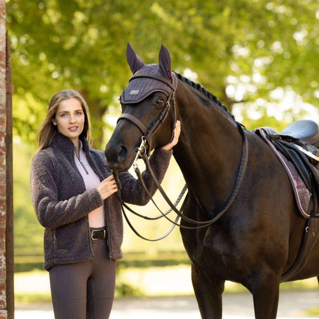 LeMieux Zip-Hoodie Heritage Borg Zip Through Cocoa