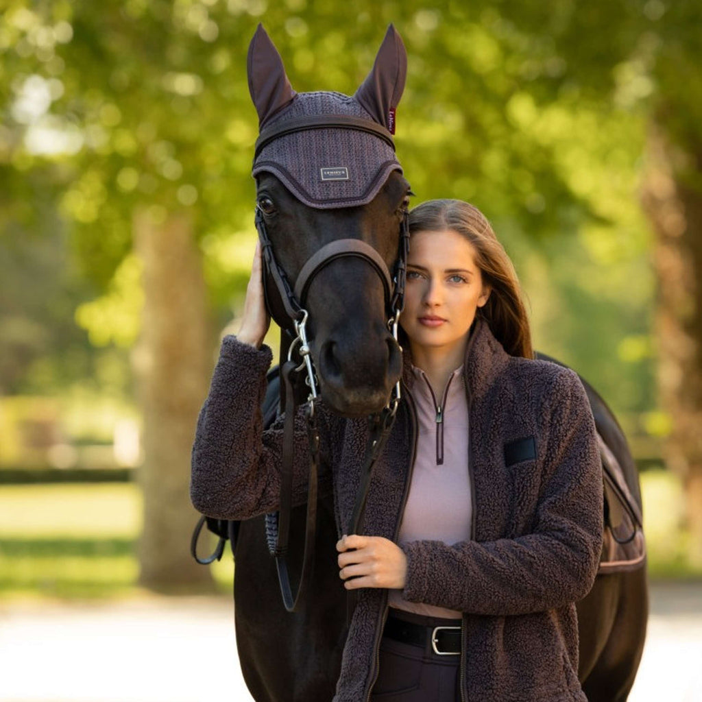 LeMieux Zip-Hoodie Heritage Borg Zip Through Cocoa