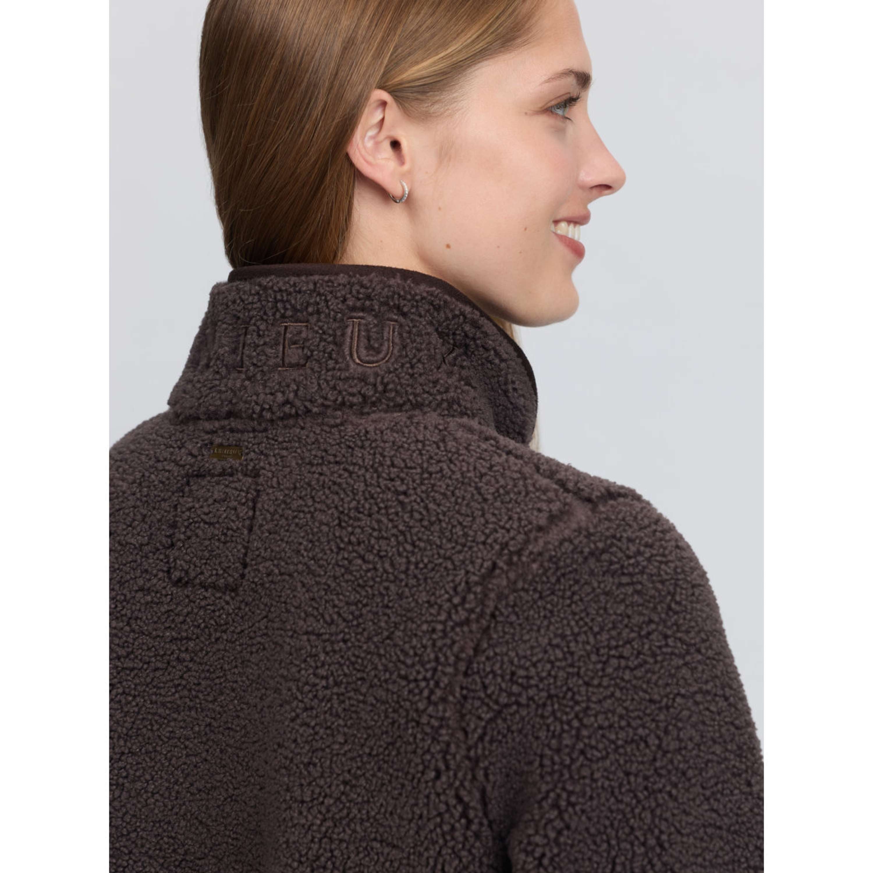 LeMieux Zip-Hoodie Heritage Borg Zip Through Cocoa